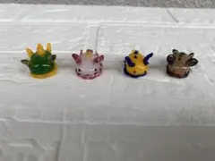 ガラスのウミウシ4匹セット　C
