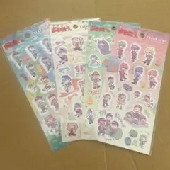 【新商品】ダイソー DAISO おそ松さん クリアシール シール 4種類セット