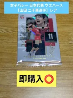 女子バレー 日本代表 ウエハース【山田 二千華選手】レア