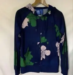 adidas フローラルジャケット 、ズボンセットアップレディース