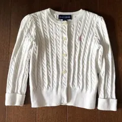 お値下げ　Ralph Lauren ケーブルニット カーディガン 24M