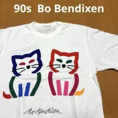 90s Bo Bendixen シングルステッチ 猫デザイン アートTシャツのサムネイル