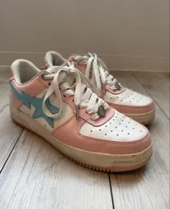 A BATHING APE BAPE STA ピンク エナメル スニーカー - メルカリ
