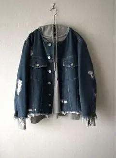 Diesel ディーゼル ノーカラーデニムジャケット Gジャン DIESEL ディーゼル メンズ ジャケット デニムジャケット ボア