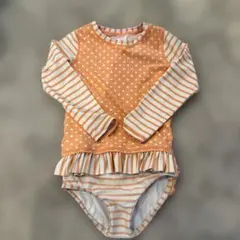 Ruffle Butts 水着 4T オレンジ系上下セット