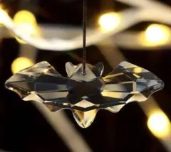 【ハロウィン】コウモリのクリスタルオーナメント⭐️サンキャッチャー