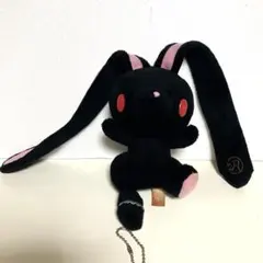 汎用うさぎ チャックス GP ぬいぐるみ ドット ひとくちサイズ ブラック