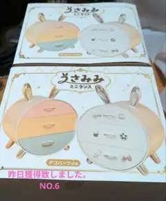 うさみみ　ミニタンス　2種セット　うさぎ　収納　小物入れ