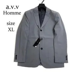 新品 a.v.v Homme テーラードジャケット XL ストレッチ 3Bのサムネイル