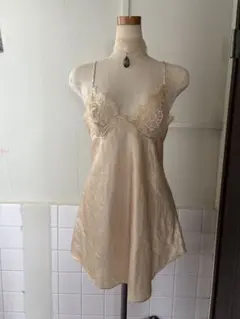 vintage Y2K usa madeランジェリー キャミ ワンピース