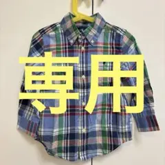 Ralph Lauren【チェック柄ポロシャツ】100cm