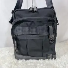 PORTER ポーター ヒート ショルダーバッグ マグライト付　黒