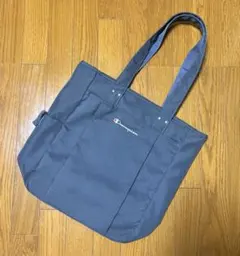 【極美品】Champion 多機能軽量トートバッグ グレー　男女兼用