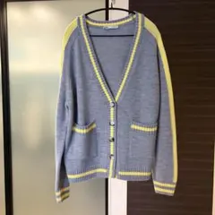 ZARA パイピングニットジャケット カーディガン