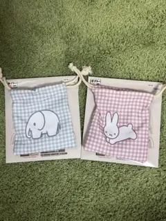 タイトーくじ ミッフィー ブルーナアニマル　F賞うさぎぞう セット