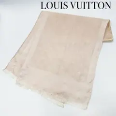 LOUIS VUITTON ルイヴィトン モノグラム シルク ストール ピンクのサムネイル