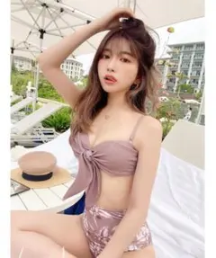 水着・ラッシュガード herlipto Pearl Belted Bikini herlipto Pearl Belted Bikini 水着 - メルカリ