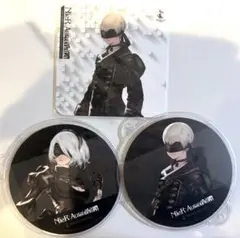 ニーアオートマタ　スクエニカフェ　紙　コースター　セット　2B 9S