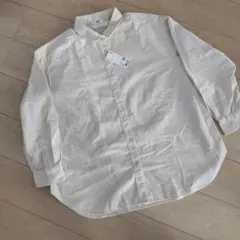 【新品未使用】UNIQLO オフホワイト シャツ XL コーデュロイ