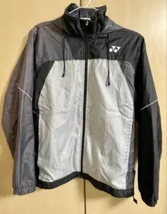 【山田厶リー 様専用】YONEX ウォームアップジャケット グレー/ブラックS