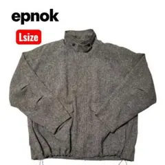 epnok ブルゾン ジャケット Lsize ドローコード ブラウン系