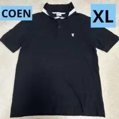COEN ポロシャツ ブラック メンズ　XL 黒のサムネイル