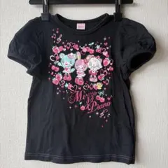 ❤メゾピアノ❤ミミポポ✨みみぽぽ✨ロック✨平成レトロ✨Tシャツ✨黒