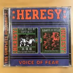 HERESY/VOICE OF FEAR 2CD