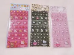 正規品 タイルシール ハローキティ 日焼けキティ ヒョウ柄 サンリオ　３枚セット