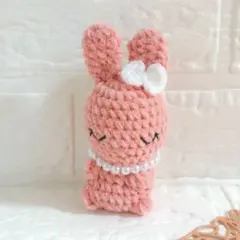 ハンドメイド あみぐるみ うさぎさん - メルカリ