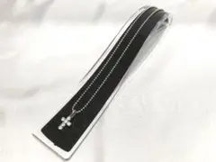 アガタ AGATHA ネックレス クロス 十字架 石付き スターリングシルバー