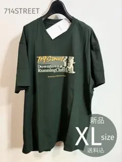 新品 定価7,980円 ランニングクラブ スポーツグラフィックTシャツ　XL