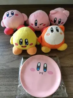 星のカービィ　豆皿 ぬいぐるみ マスコット ハッピーセット