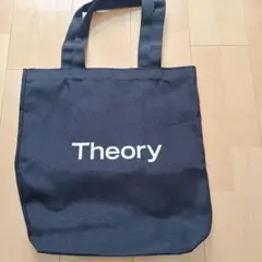 [新品未使用】Theoryセオリー ノベルティトートバッグ黒　エコバッグBAGのサムネイル