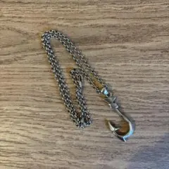 フィッシュフック ペンダント ネックレス シルバー925