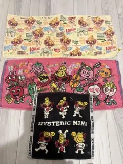 【Hysteric mini】フェイスタオル ハンドタオル★3枚セット ヒスミニ