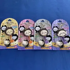 バンダイ ロリポップチョコチャーム ちいかわ みんなで黒猫 4種セット