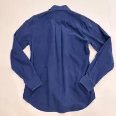 美品！定価1.9万●TOMORROWLAN●コーデュロイ　ネイビー　長袖シャツ