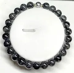 【極上 ブラックルチル14.5mm】大玉 高透明 黒針ビッシリ 内径18cm 極上 ブラックルチル14.5mm】大玉 高透明 黒針ビッシリ 内径17cm＋
