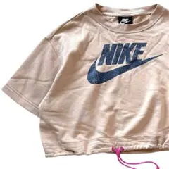 NIKE ナイキ　Tシャツ　半袖　古着　レディース　カットソー　ショート丈