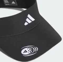 新品✨アディダス サイドロゴ バイザー【定価3300円/男女兼用】黒