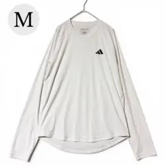 adidas 長袖 Tシャツ ロンT インナー M 白 トレーニングウェア