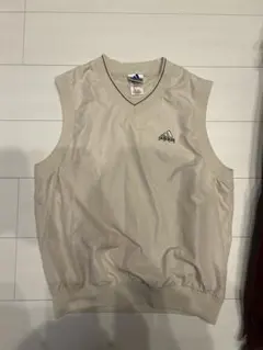 adidas ベスト　y2k ベージュ