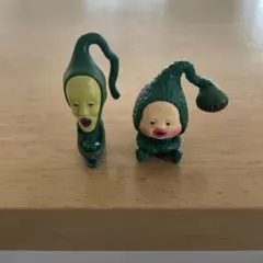 こびとづかん おすわりマスコット3 クサマダラオオコビト　マモリコモリ2体セット