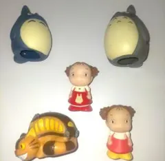 スタジオジブリ　となりのトトロ指人形5体セット