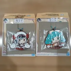 雪ミク　一番くじ　ラバーチャーム R賞　2022 2024 2個セット