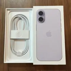 Apple iPhone 17ラベンダー 空箱 ケーブル付