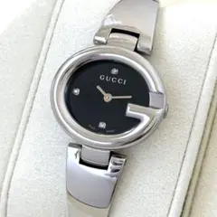 GUCCI 3Pダイヤ 腕時計 134.5 バングルウォッチ レディースのサムネイル