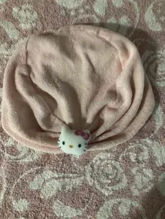 ハローキティ ヘアキャップ ピンク タオル地
