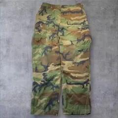 キ*ニ様 6132/US ARMYウッドランド迷彩ミリタリーカーゴパンツダブルニ 6132/US ARMYウッドランド迷彩ミリタリーカーゴパンツダブルニーM/XS